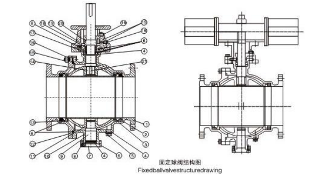 固定球阀 q47f 固定球阀 q47f